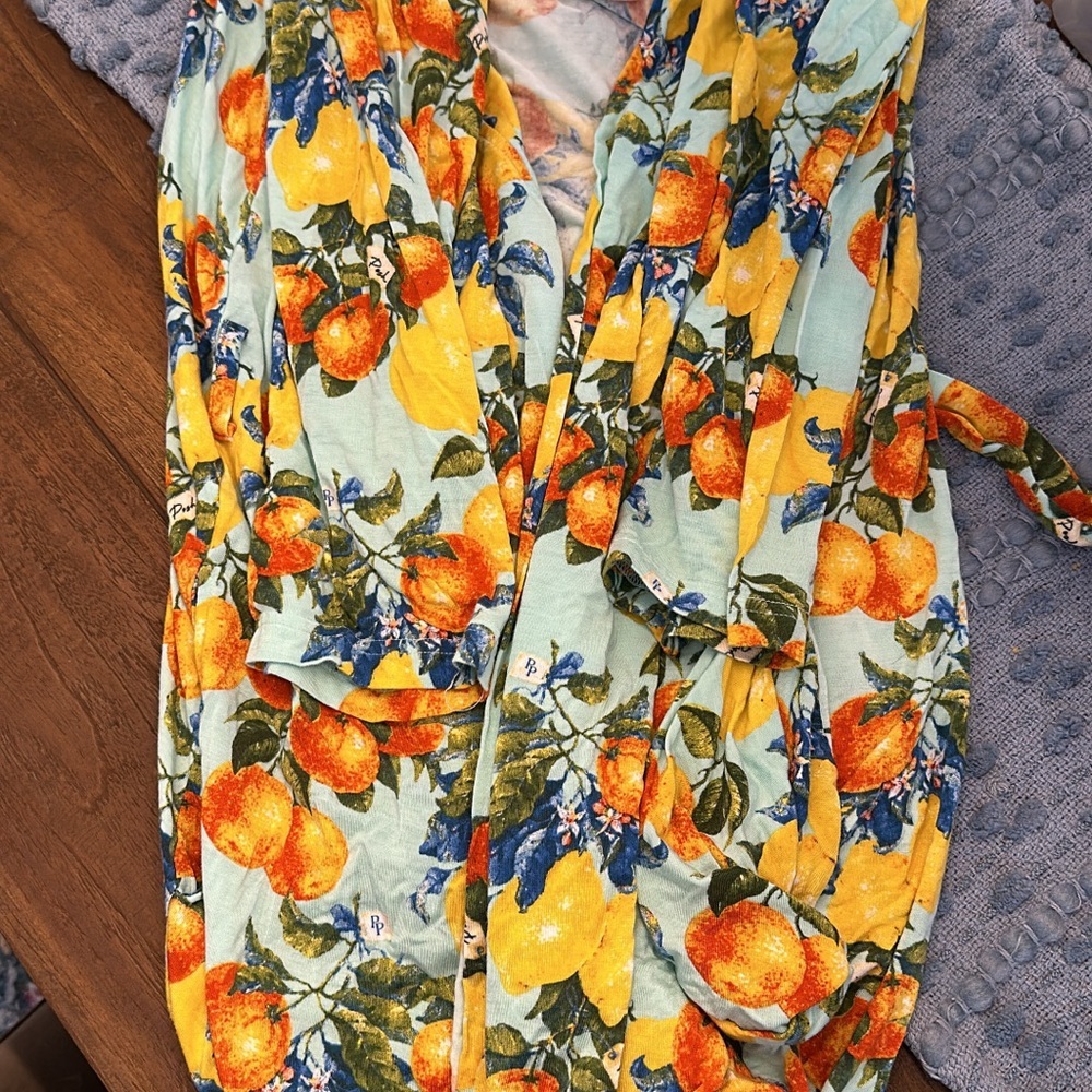 Posh Peanut mama robe Lucia print